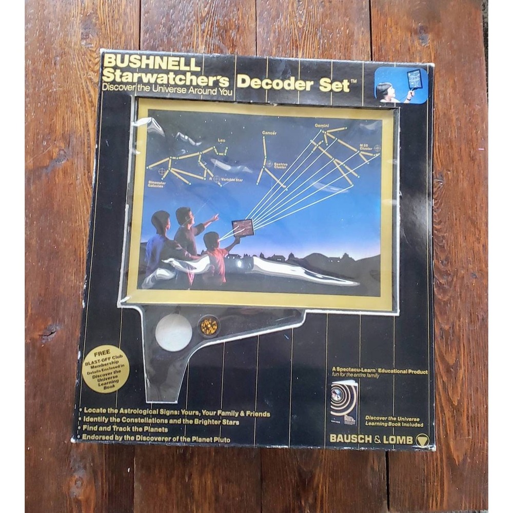 Bushnell Statwatchers Decoder Set | vintage Bausch Lomb 18-0400 kids astronomy
